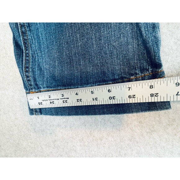 Blue Epic Women’s Jeans Denim - Wide Leg Flare Boho Hippie Dark Wash Size 6 - Picture 13 of 13